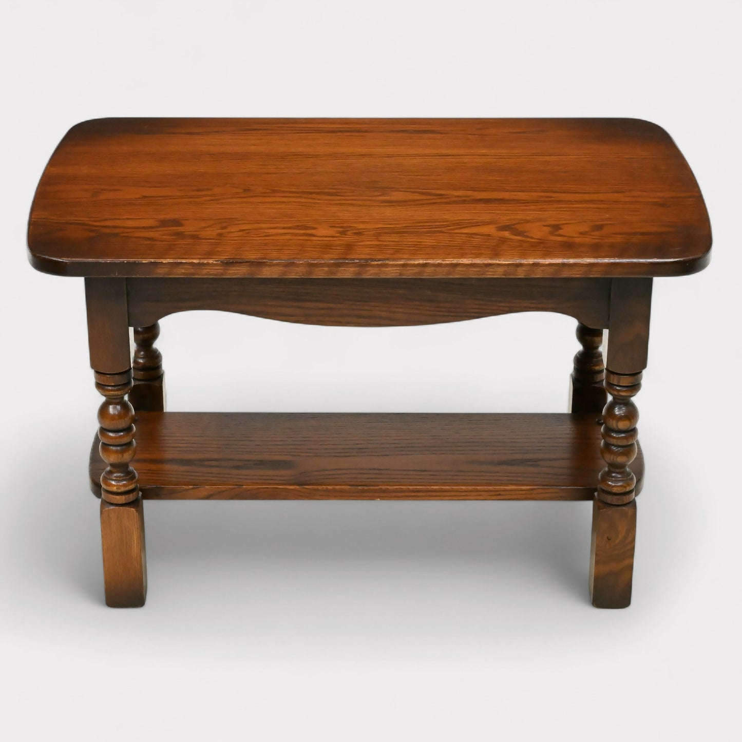 Old Charm Coffee Tables Tudor Brown Tower Tier 76cm x 46cm FREE UK Delivery. SBR10882/0109E