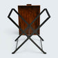 Mahogany Butlers Tray / Fold Away Side Table Iron Frame with FREE UK Delivery*