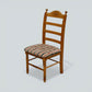 Set Of 6 Dining Chairs Ladder Back Country Beech Padded Seats FREE UK Delivery*