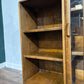 Vintage Oak Bookcase With Single Glass Door2