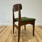 Danish Teak Dining Chairs by Korup Stolefabrik 1960s Mid Century Modern Set of 4 Chairs