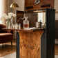 Vintage Art Deco Walnut Cocktail Cabinet