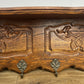 Coat Rack Vintage French Oak 6 Hooks Wall Shelf Carved Coat Hanger LOT 6550