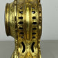 Clock Vintage French Style Brass Ornate Mantel Clock with Key LOT 6474