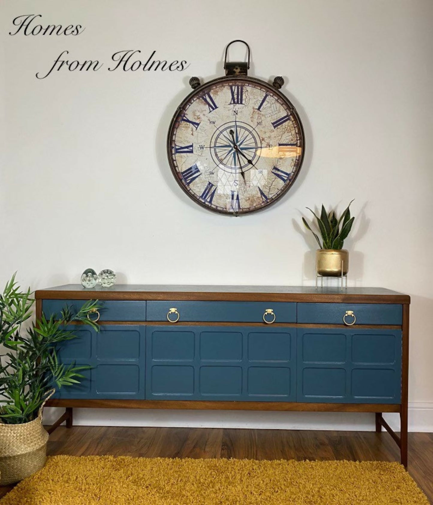 Available for commission Nathan sideboard / mcm/ vintage / retro / custom / hand painted / rare / teak / drinks cabinet / mid century