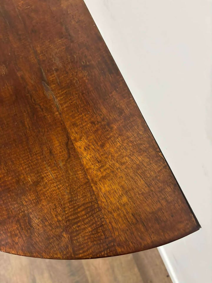 Vintage Mahogany Demi lune Hall Table