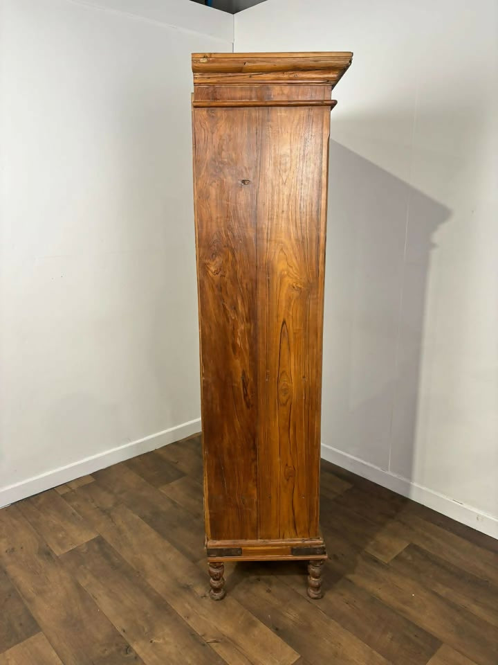 Large Vintage Indian Reclaimed Wood Storage Cupboard