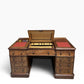 19th-Century Victorian Pedestal Desk