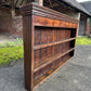 Antique Georgian 19th Century Oak Wall Hanging Shelves Kitchen Larder Pantry