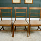 6 Edwardian Mahogany Dining Chairs with Drop in Seats