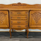 Vintage French Oak Sideboard Louis XIV Style Buffet Cabinet Cupboard LOT 3820