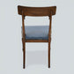Early Victorian Dining Chairs Mahogany Faux Leather Upholstery FREE UK Delivery