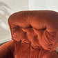 Victorian Button Back Upholstered Armchair