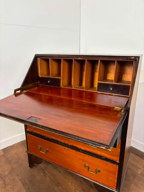 Edwardian Inlaid Mahogany Bureau