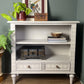 Lowboy Bookcase Console Table With Drawers