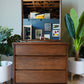 Peppler Furniture Co. 'The Hanover Line' Three Drawer Dresser & Mirror In Figured Walnut – Canada, C. 1960s