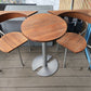 Lister Lutyens patio teak table chairs set
