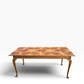 Burr Walnut Queen Anne style dining table