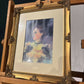 Original oil painting of woman in gilt frame by artist ‘Roy Freeman’.5