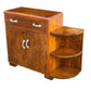 Art Deco Oak side table / cupboard / bedside by Brightwell