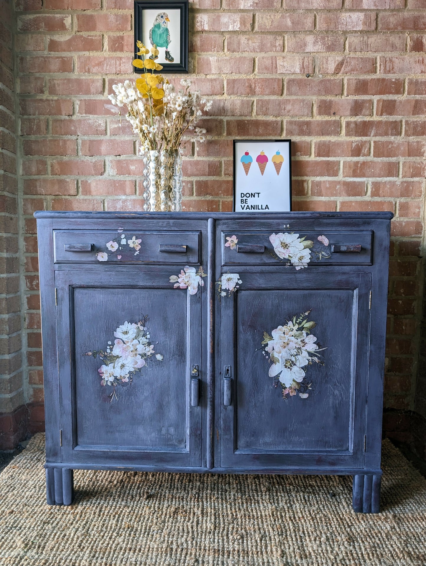 Vintage rustic cabinet