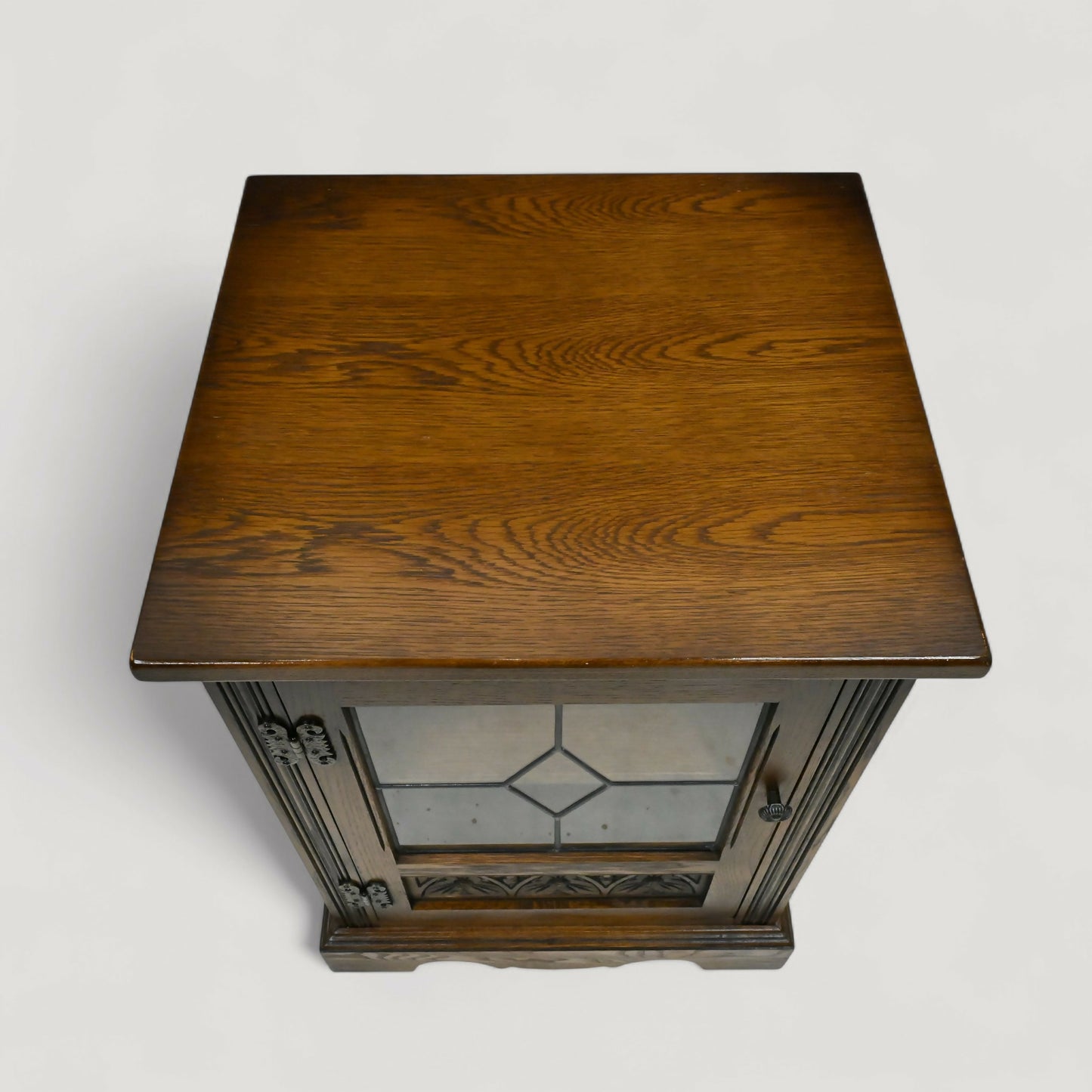 Old Charm Hi Fi Cabinet 1 Adjustable Shelf Light Oak FREE UK Delivery*. SBR10956/1809E