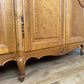Wardrobe Vintage French Louis XVI Style Four Door Oak Carved Armoire LOT 4929