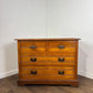 Edwardian Art Nouveau Style Satin Walnut Chest