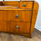 Vintage Walnut Veneered Dressing Table with Removable Mirror
