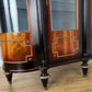 Cabinet Vintage French Style Empire Display Cabinet Marble Top Glass LOT 4977