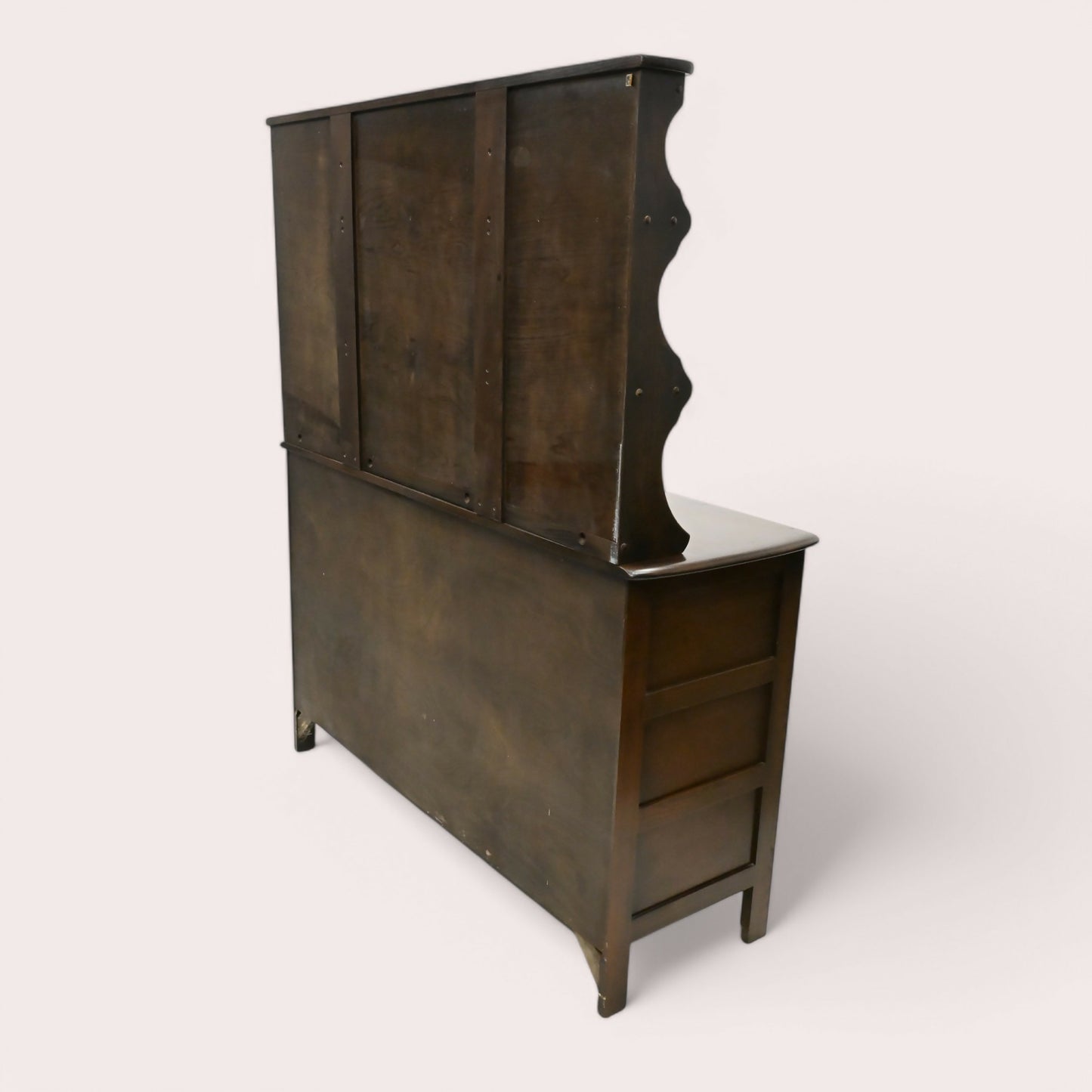 Ercol Dresser 4 Drawers 2 Cupboards and Shelved Top Dark Finish FREE UK Delivery. SBR10074/1302E