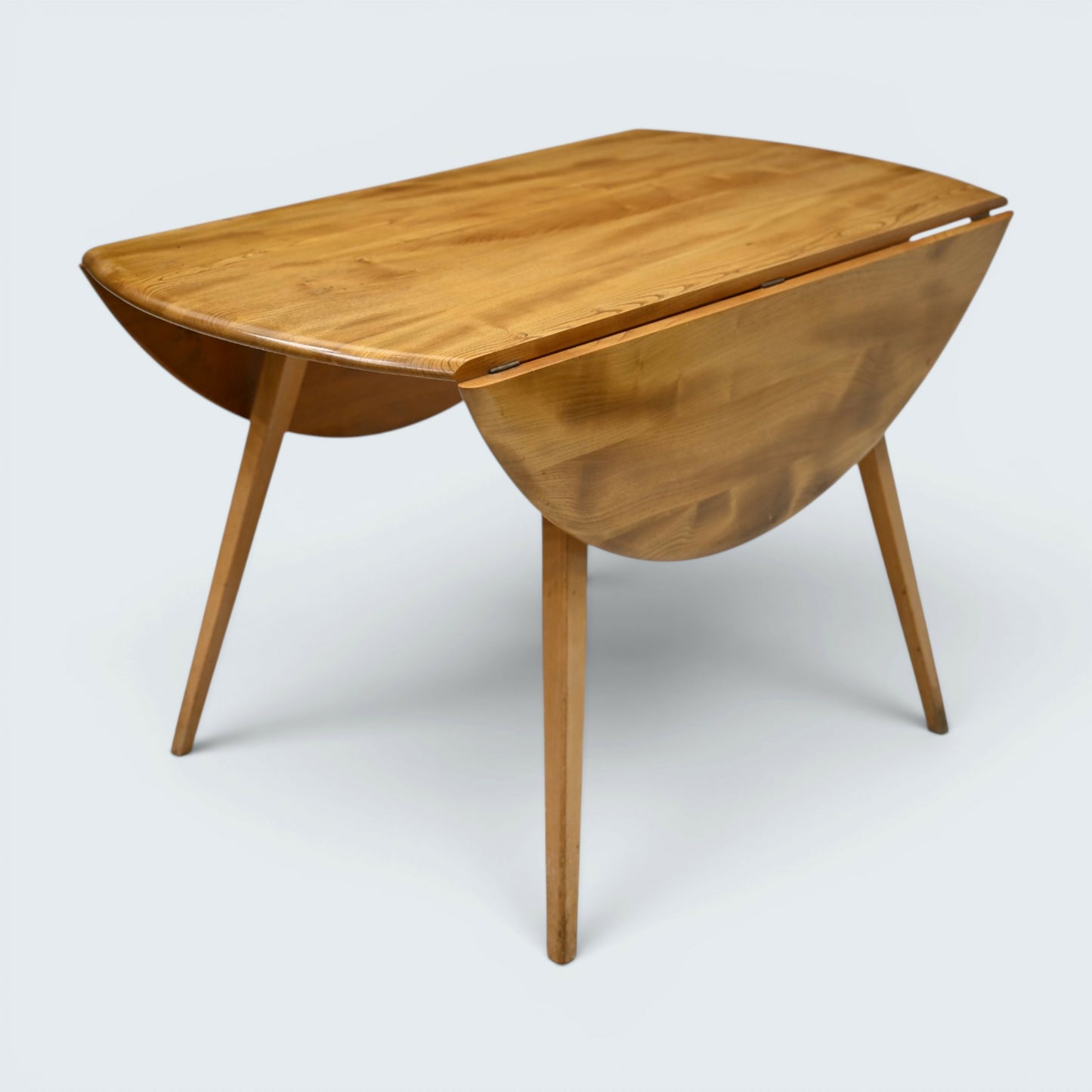 Ercol Drop Leaf Dining/Kitchen Table #384 Light Finish Elm Top FREE UK Delivery*