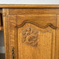 Cabinet Vintage French Louis XIV Style Carved Oak 8 Drawers Sideboard LOT 6460