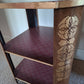 ‘Maroon and Gold’ Two Tier 1930s Shelf unit.