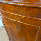 Reproduction Walnut Glazed Corner Display Cabinet