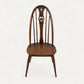 4 Ercol Dining Chairs Windsor Bow Backs Swan Fruitwood Finish FREE UK Delivery. SBR10473/1605E