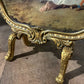 Antique Style Reproduction Painted Gilt Fire Screen6