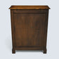 Bevan Funnell Reprodux Low Bookcase with 2 Shelves Leaded Glass FREE UK Delivery