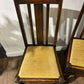 Vintage Set of Five Oak Dining Chairs