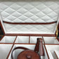 Vintage Style Leather Campaign Portable Drinks Picnic Bar On Stand incl Extras