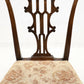 4 Chippendale Style Dining Chairs Cabriole Legs Carved Back FREE UK Delivery. SBR7223/0106B