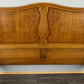 Bed Vintage French Louis XVI Double Bed Frame Oak Carved Headboard LOT 3654
