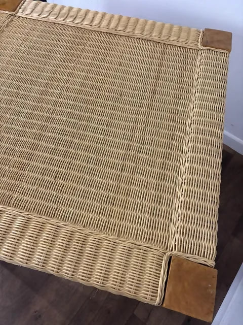 Contemporary Rattan Direct Square Dining Table