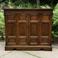 A WOOD BROTHERS OLD CHARM CARVED LIGHT OAK CD STORAGE CABINET / STAND
