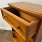 Contemporary Pine Bookcase With Drawer