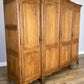 Wardrobe Vintage French Louis XVI Style Oak Four Door Carved Armoire LOT 6099