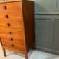 Tallboy Teak Chest Of Drawers Mid 20th C 6 Drawer Chest Danish Style