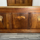 Bed Antique French Style Oak Double Bed Frame Carved Headboard LOT 2293