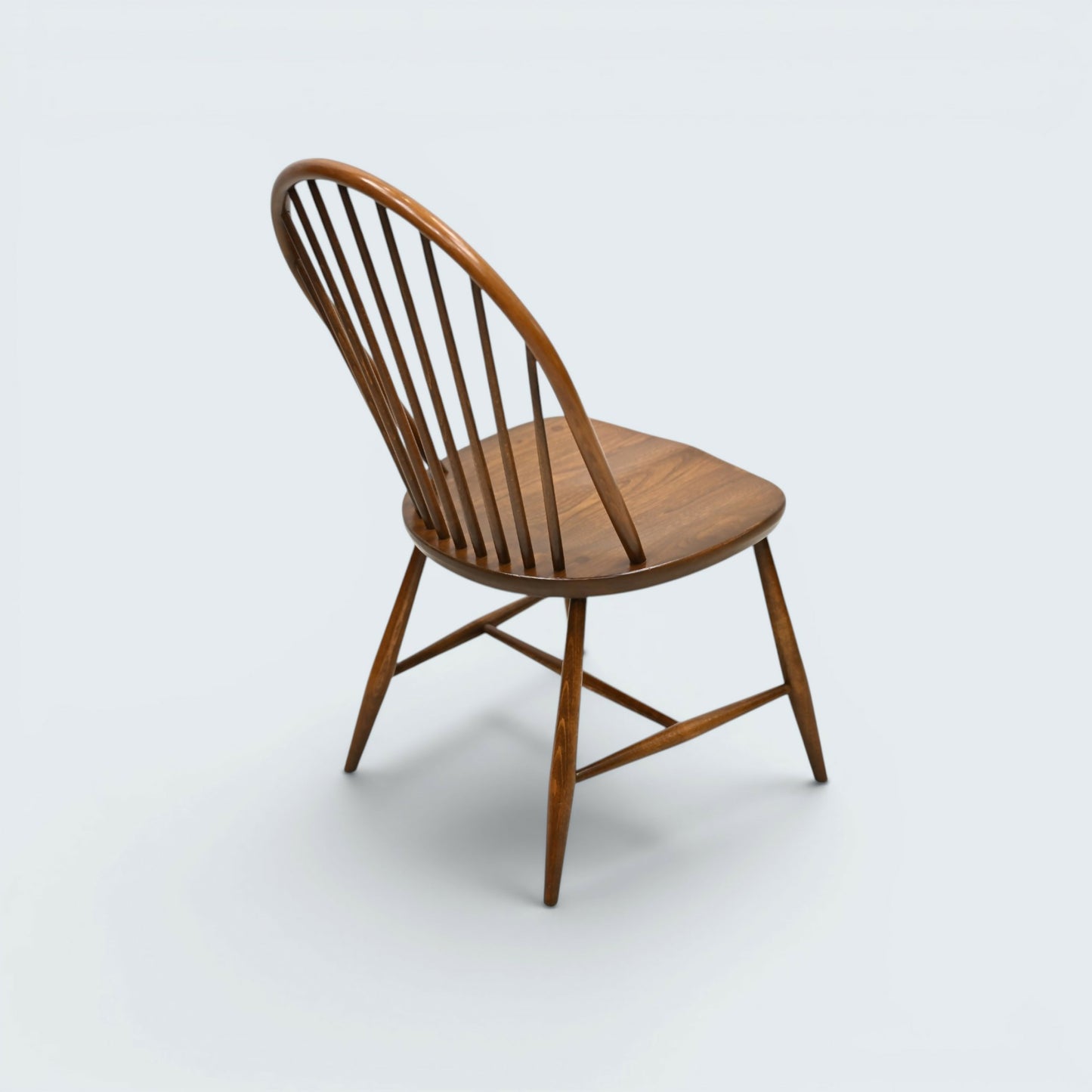 4 Ercol Dining Chairs Windsor Bow Back Vintage Retro Seating FREE UK Delivery