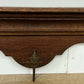 Coat Rack Antique French Carved Oak Wall Mounted 4 Hooks Rack Hanger LOT 6207